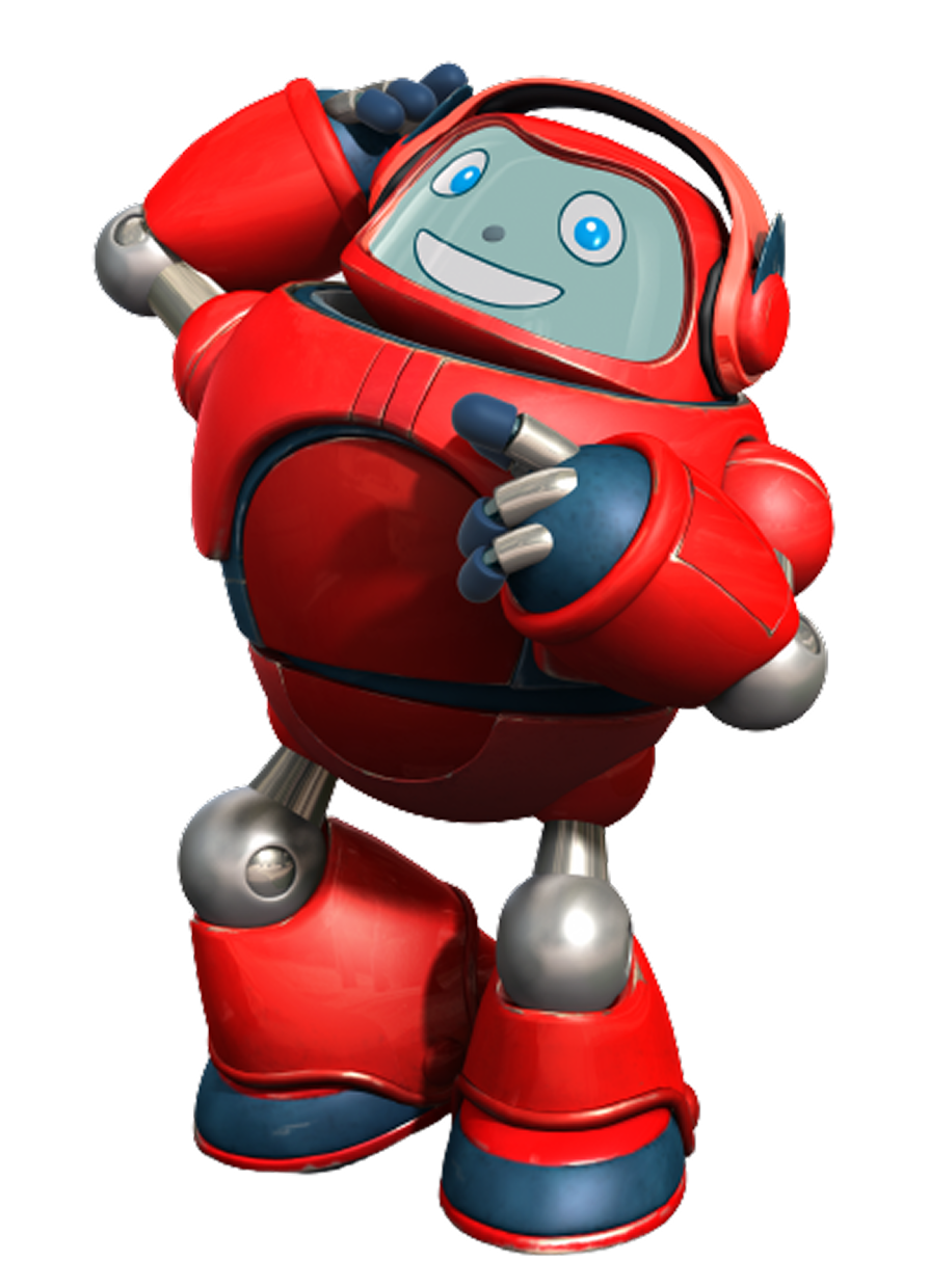 Gizmo Smiling with Both Hands Open