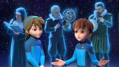 Chris and Joy with Scientists