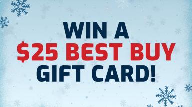 Win a $25 Best Buy Gift Card!