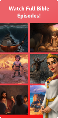 Superbook Kids Bible App Videos Screen