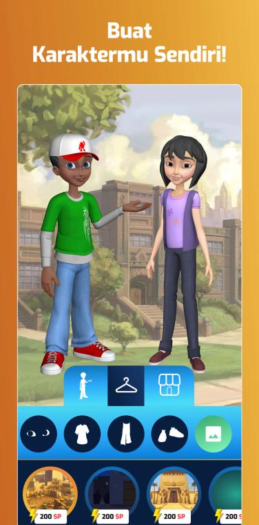 Superbook Bible App Customize Screen