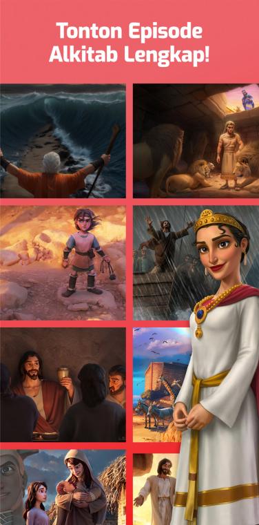 Superbook Kids Bible App Videos Screen