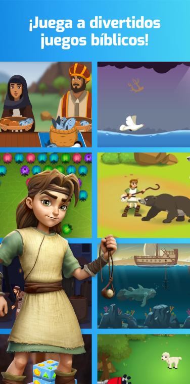 Superbook Bible App Games Screen