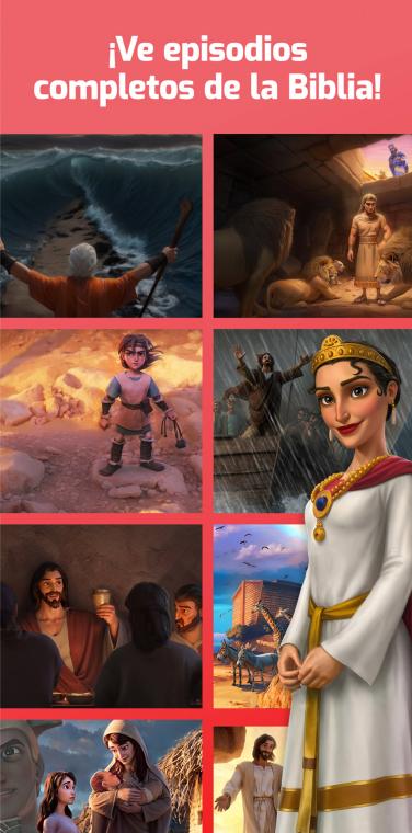 Superbook Kids Bible App Videos Screen